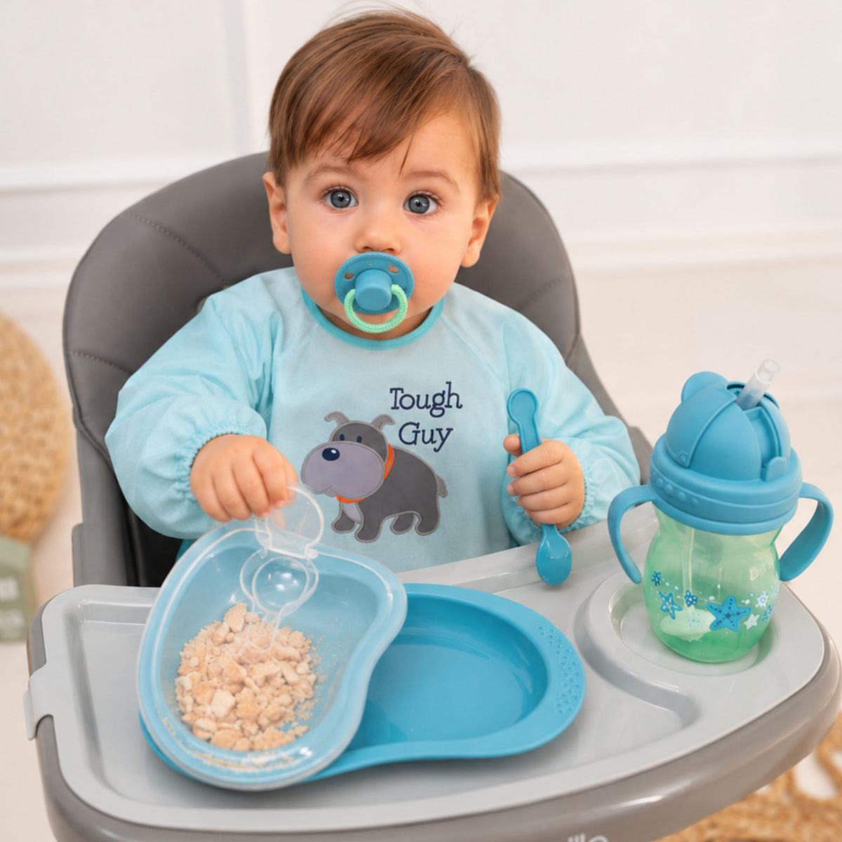 Lorelli Bib with Sleeves - fartuszek z rękawami | Boy