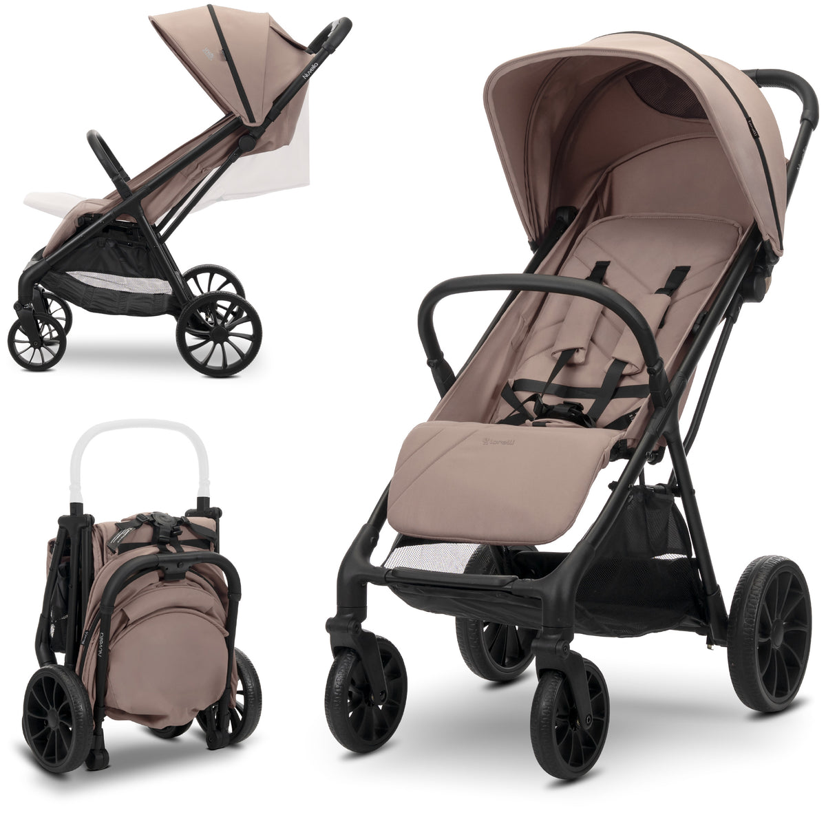 Lorelli Nuvella - wózek spacerowy do 22kg | Beige