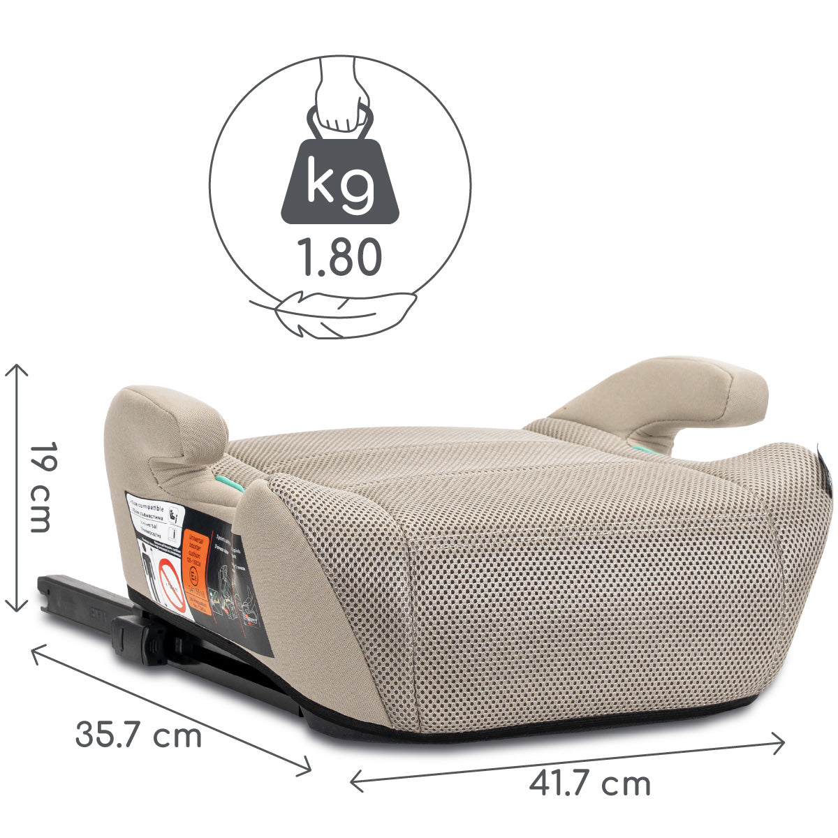 Lorelli Zen - podkładka, podwyższenie ISOFIX 125-150cm | Beige
