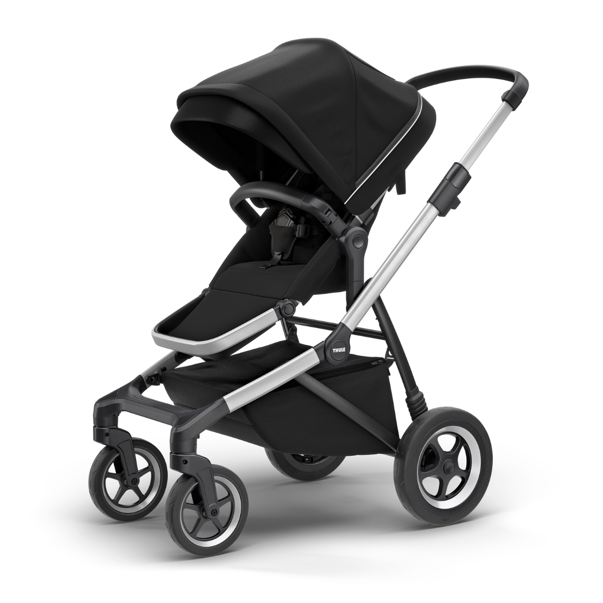 Thule Sleek Grey Wózek spacerowy 3w1 Midnight Black on Aluminum