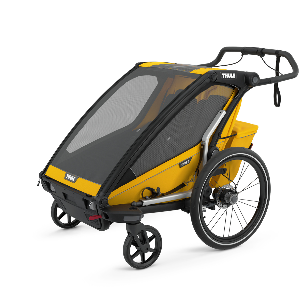 Thule Chariot Sport2 Przyczepka rowerowa podwójna 4w1 Yellow