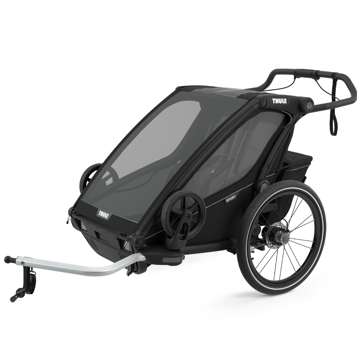 Thule Chariot Sport 2 Przyczepka rowerowa podwójna 4w1 Black