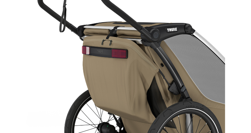 Thule Chariot Cross2 Przyczepka rowerowa pojedyncza 4w1 Faded Khaki