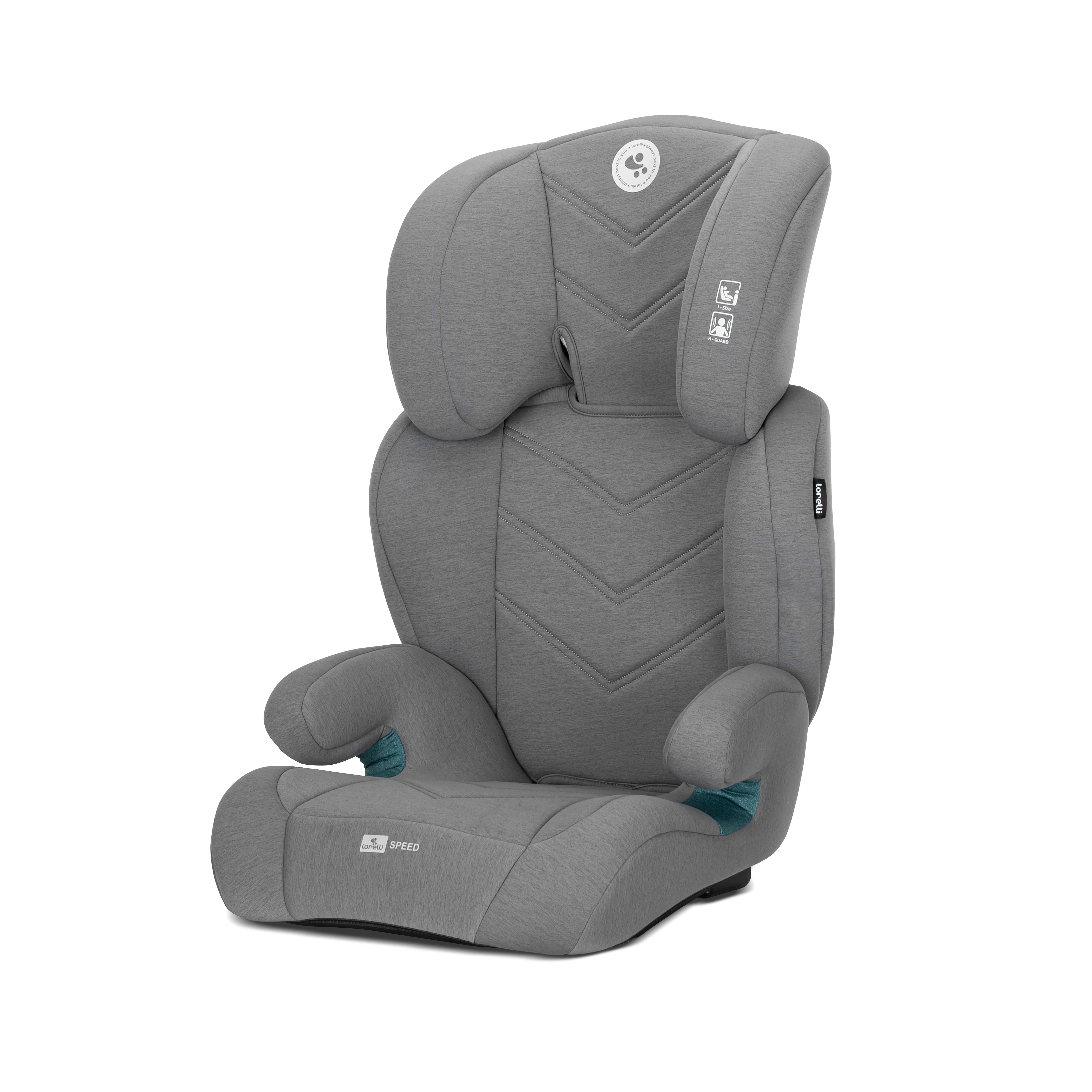 Lorelli Speed - fotelik samochodowy I-SIZE 100-150cm | Grey