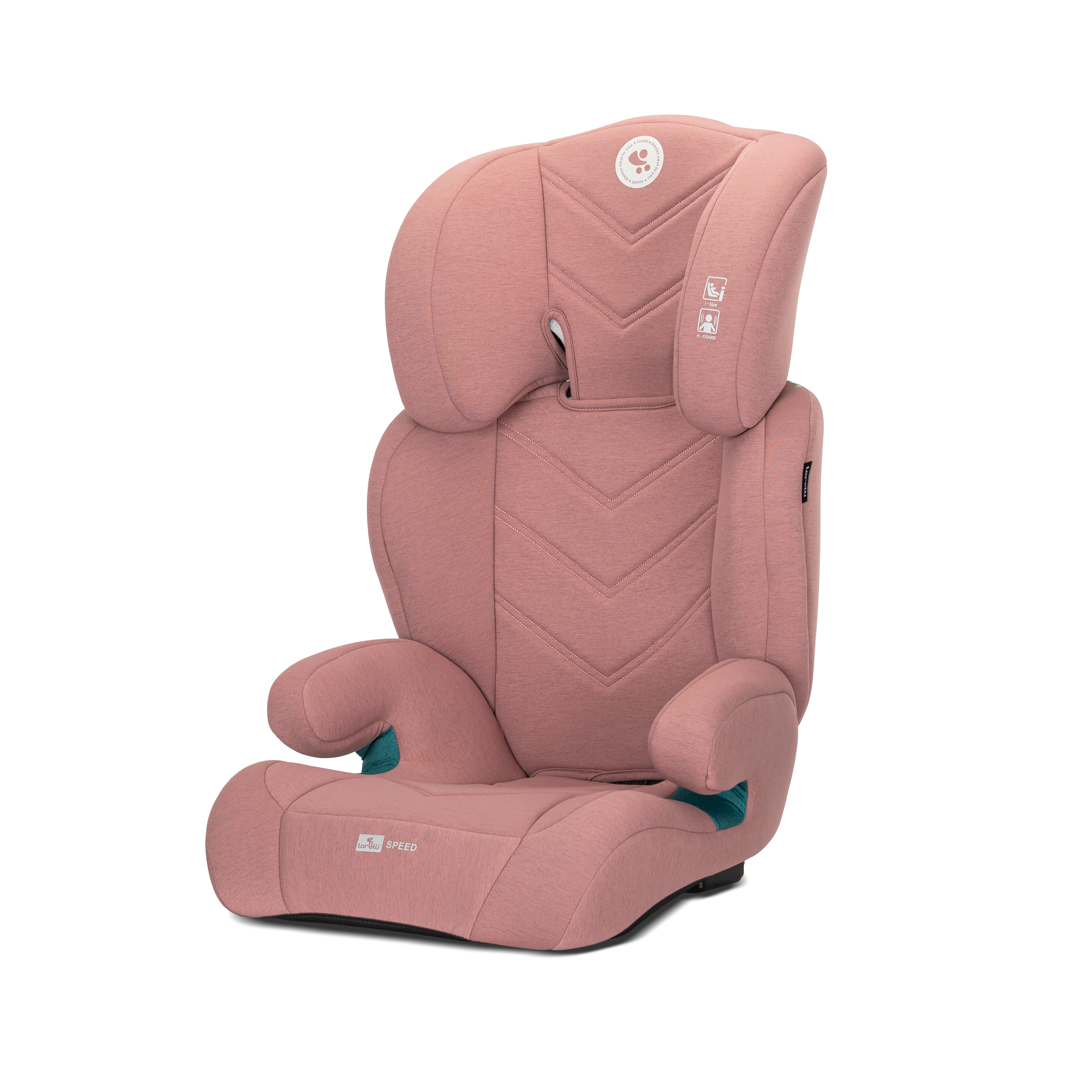 Lorelli Speed - fotelik samochodowy I-SIZE 100-150cm | Pink