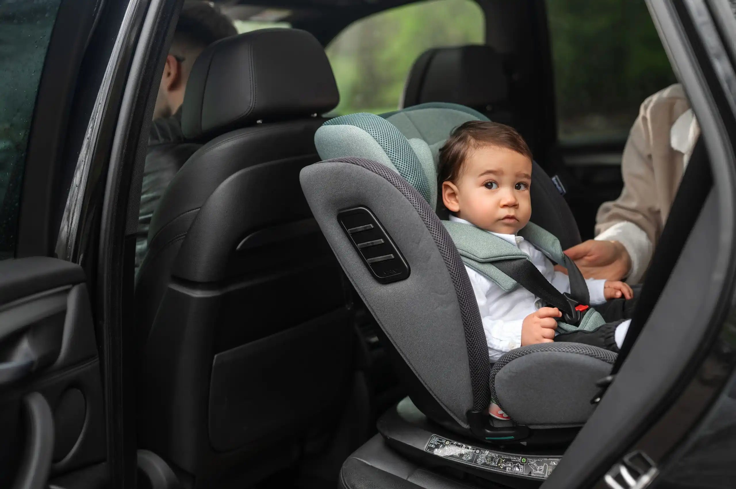 Lorelli Monza - fotelik samochodowy I-Size 40-150cm ISOFIX 360  | Grey