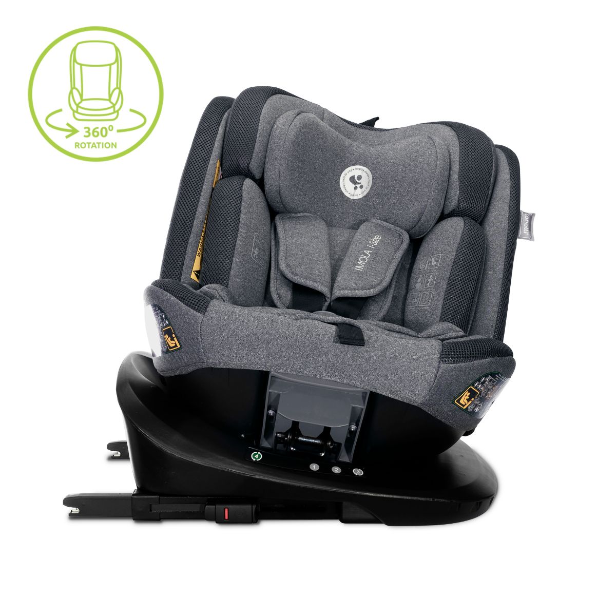 Lorelli Imola - fotelik i-Size 40-150 cm ISOFIX 360 | Grey