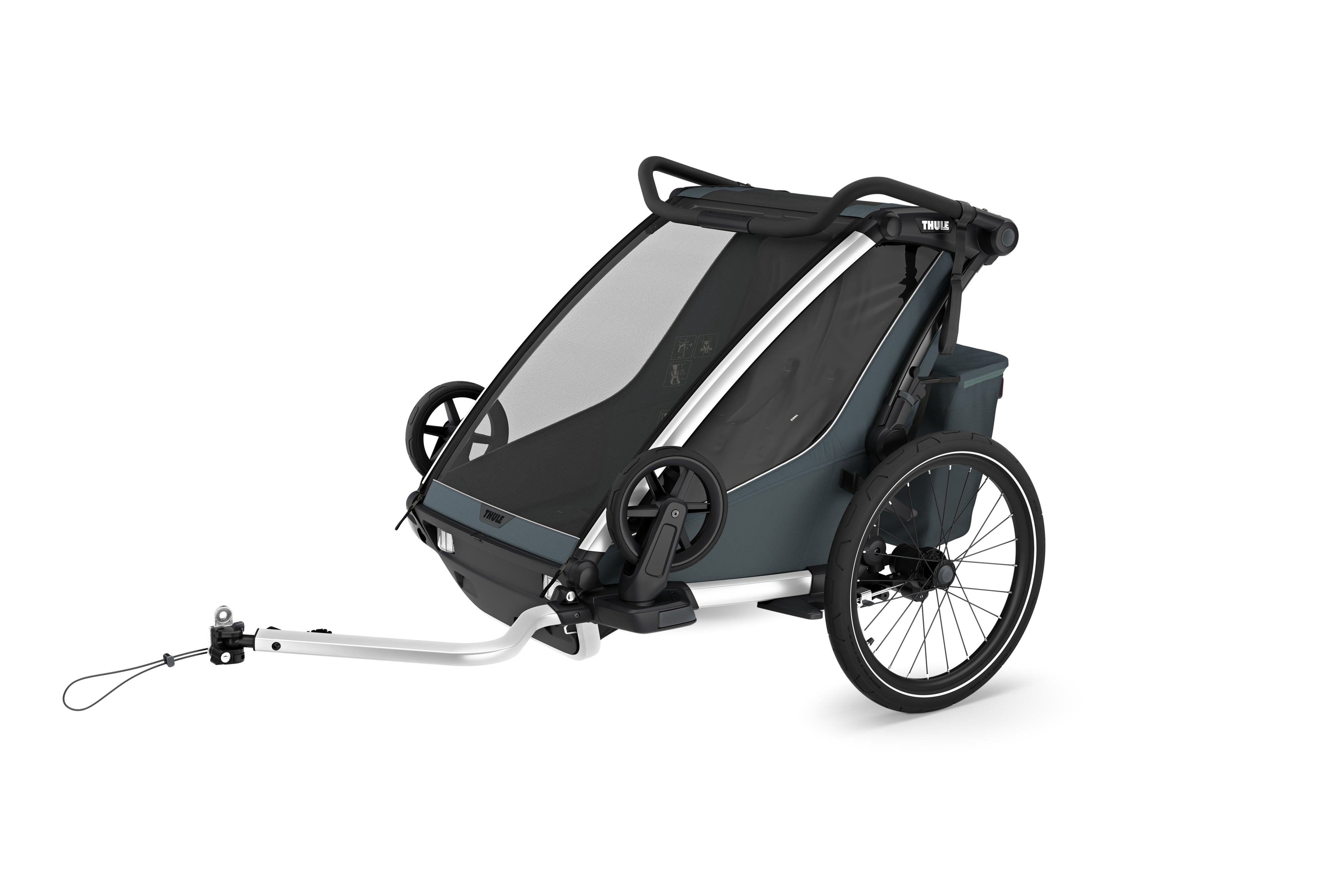 Thule Chariot Cross2 Przyczepka rowerowa pojedyncza 4w1 Dark Slate