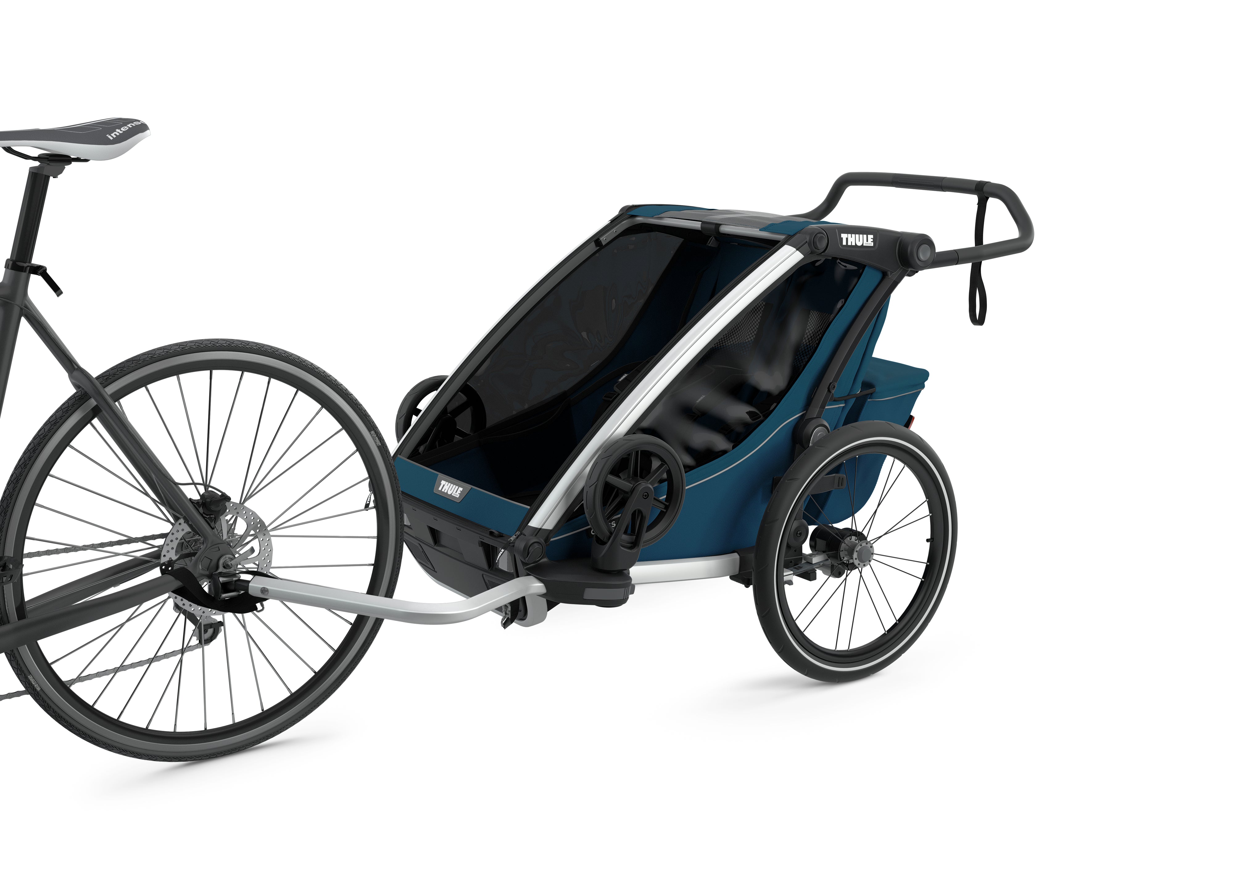 Thule Chariot Cross2 Przyczepka rowerowa pojedyncza 4w1 MajolBlue