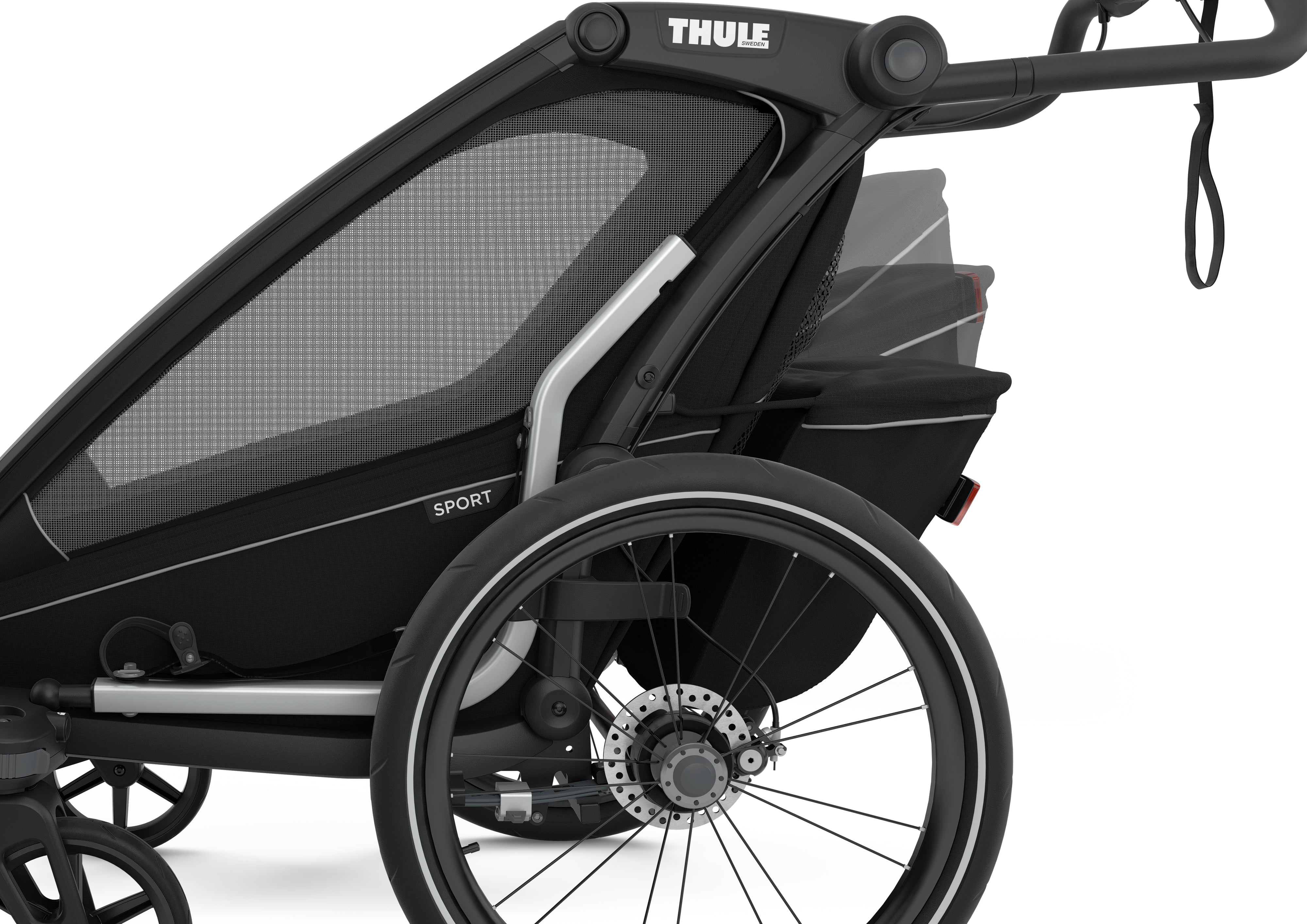 Thule Chariot Sport1 Przyczepka rowerowa pojedyncza 4w1 MidnBlack