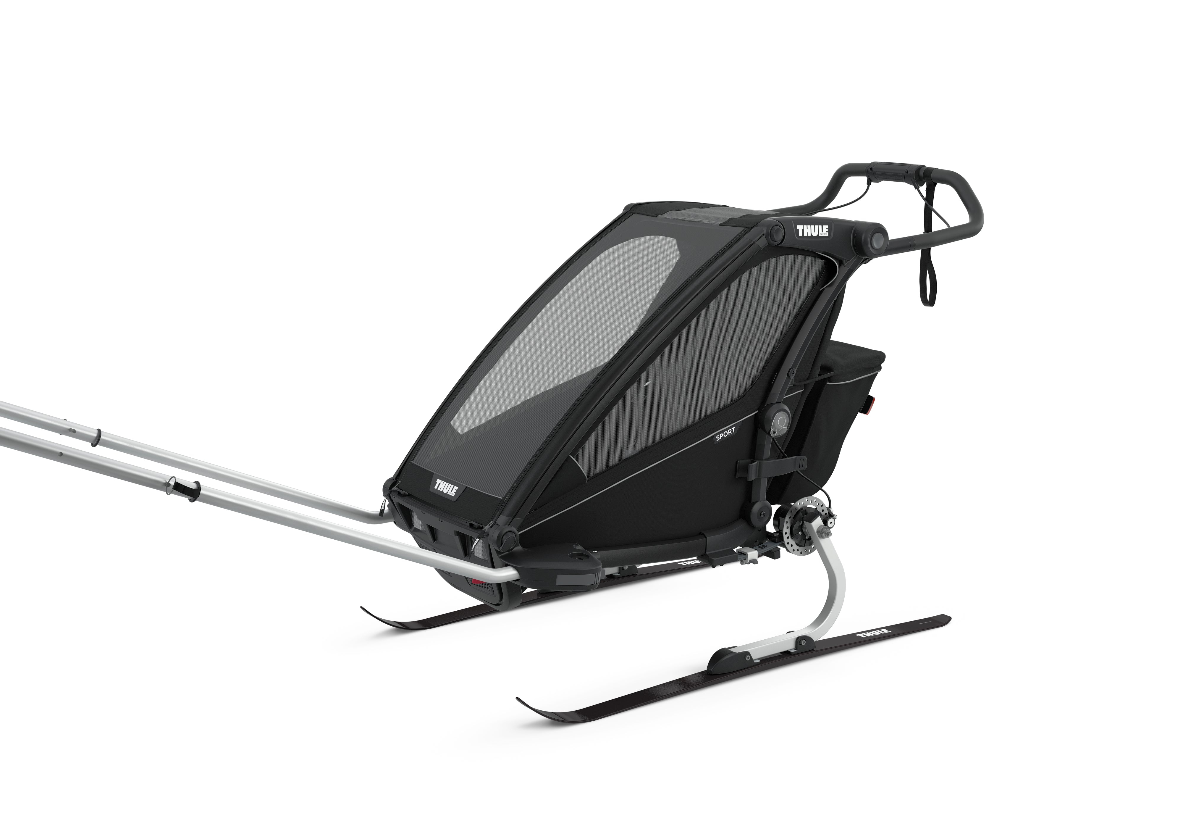 Thule Chariot Sport1 Przyczepka rowerowa pojedyncza 4w1 MidnBlack
