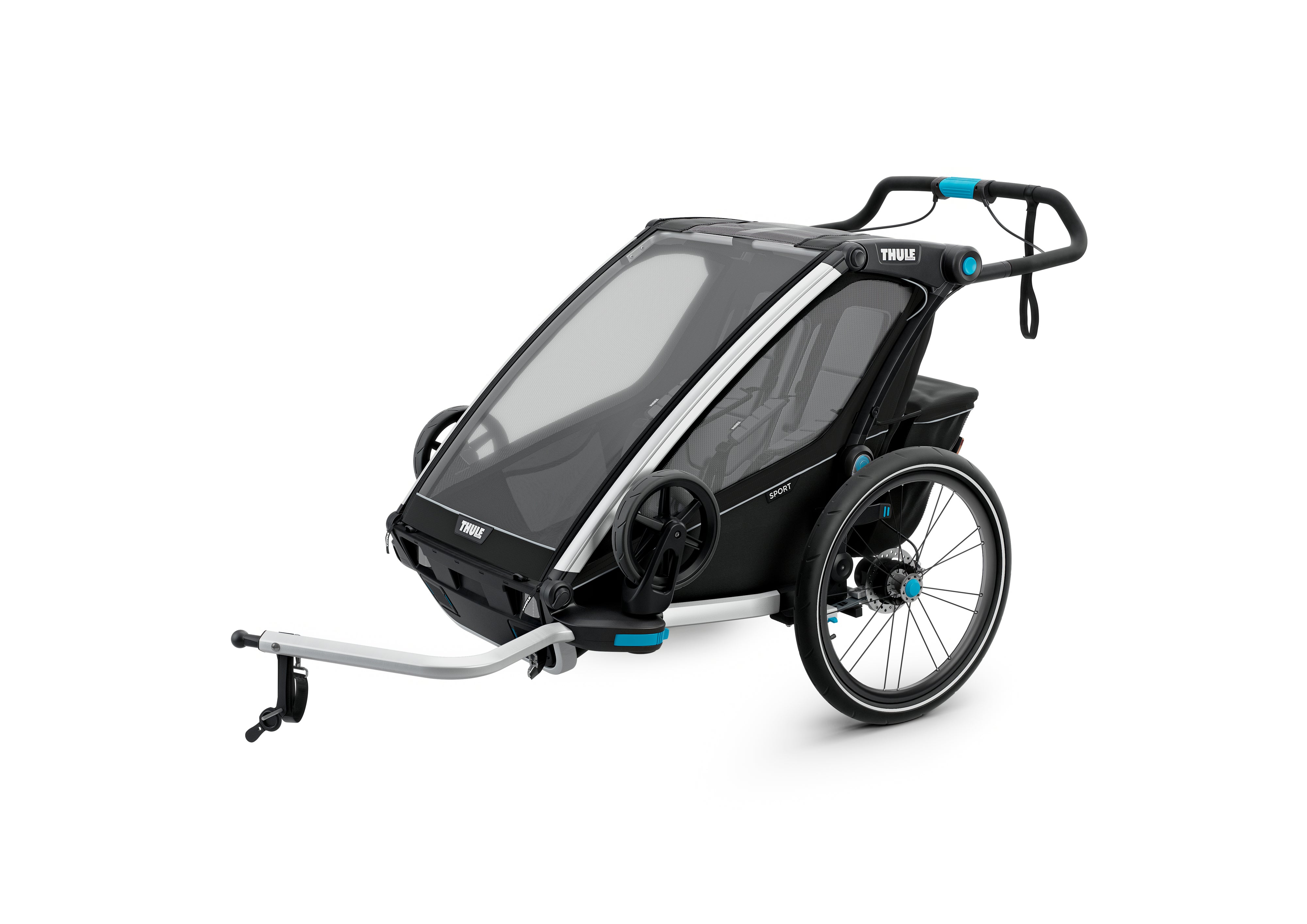Thule Chariot Sport1 Przyczepka rowerowa pojedyncza 4w1 MidnBlack