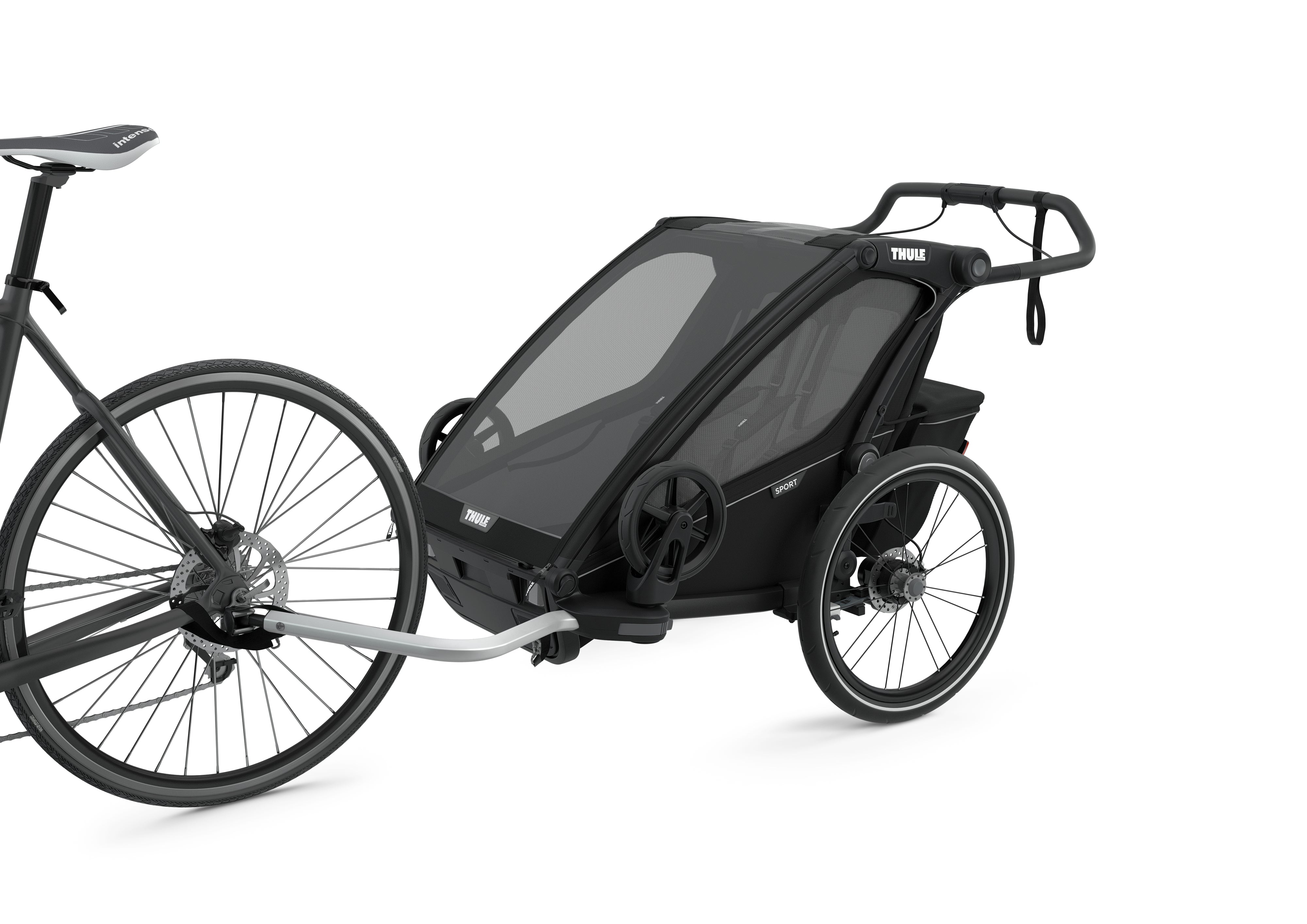 Thule Chariot Sport 2 Przyczepka rowerowa podwójna 4w1 Black