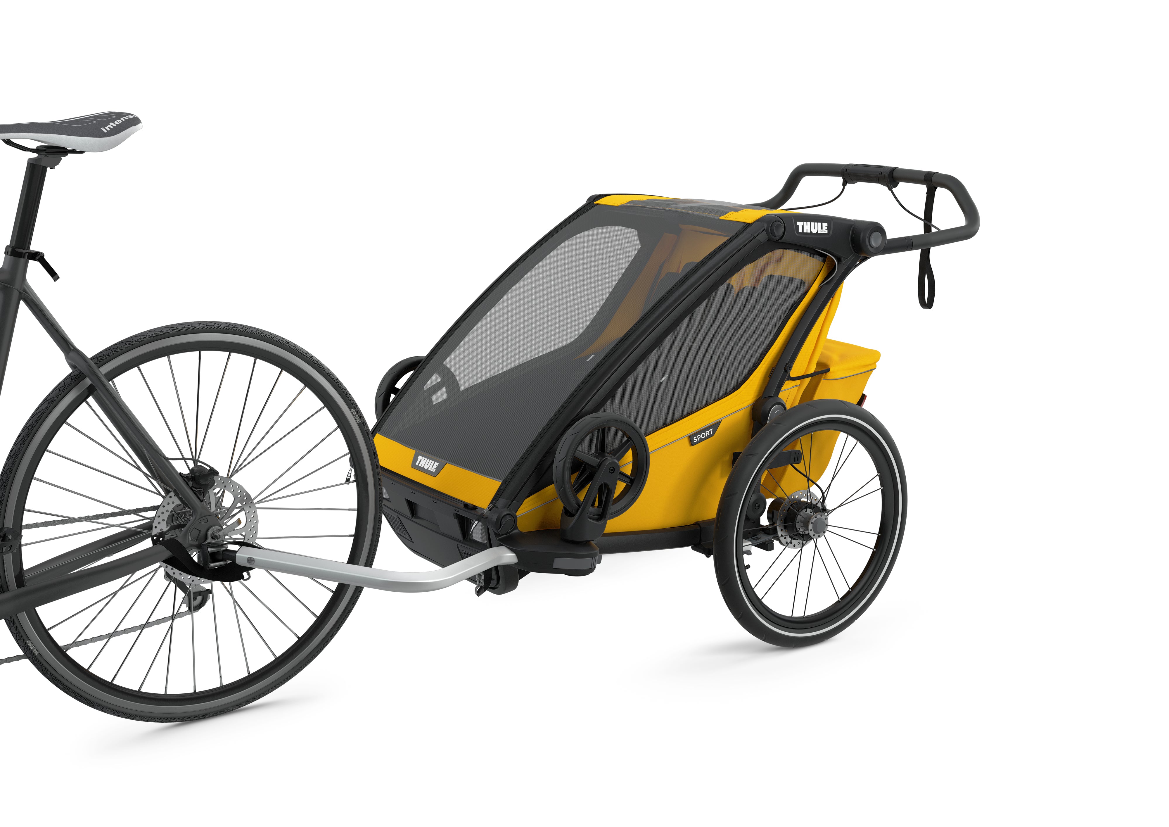Thule Chariot Sport2 Przyczepka rowerowa podwójna 4w1 Yellow