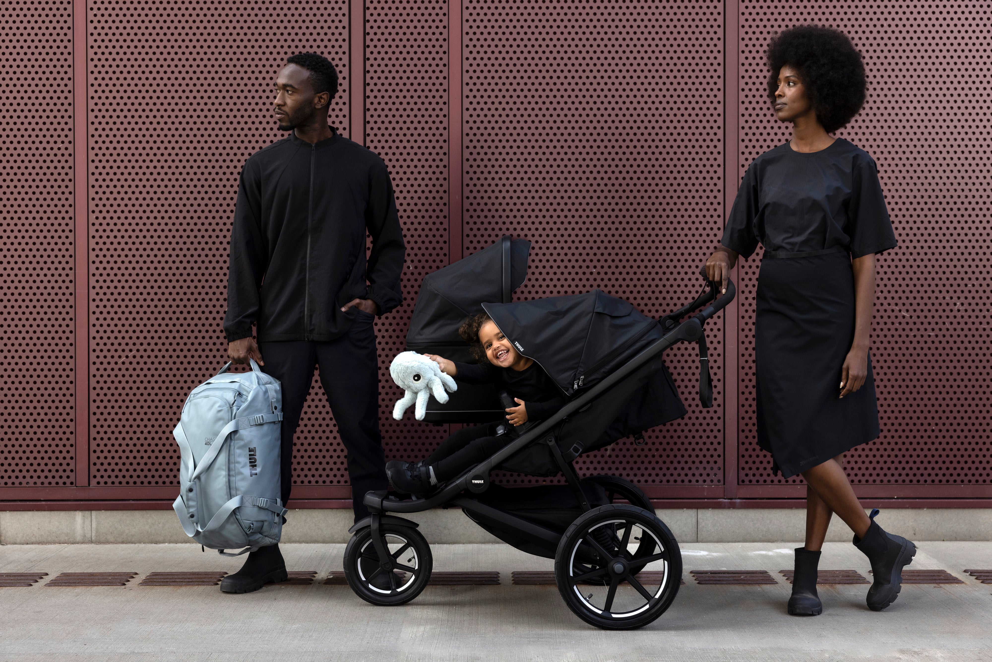 Thule Wózek do biegania podwójny 3w1 Urban Glide 3 Black
