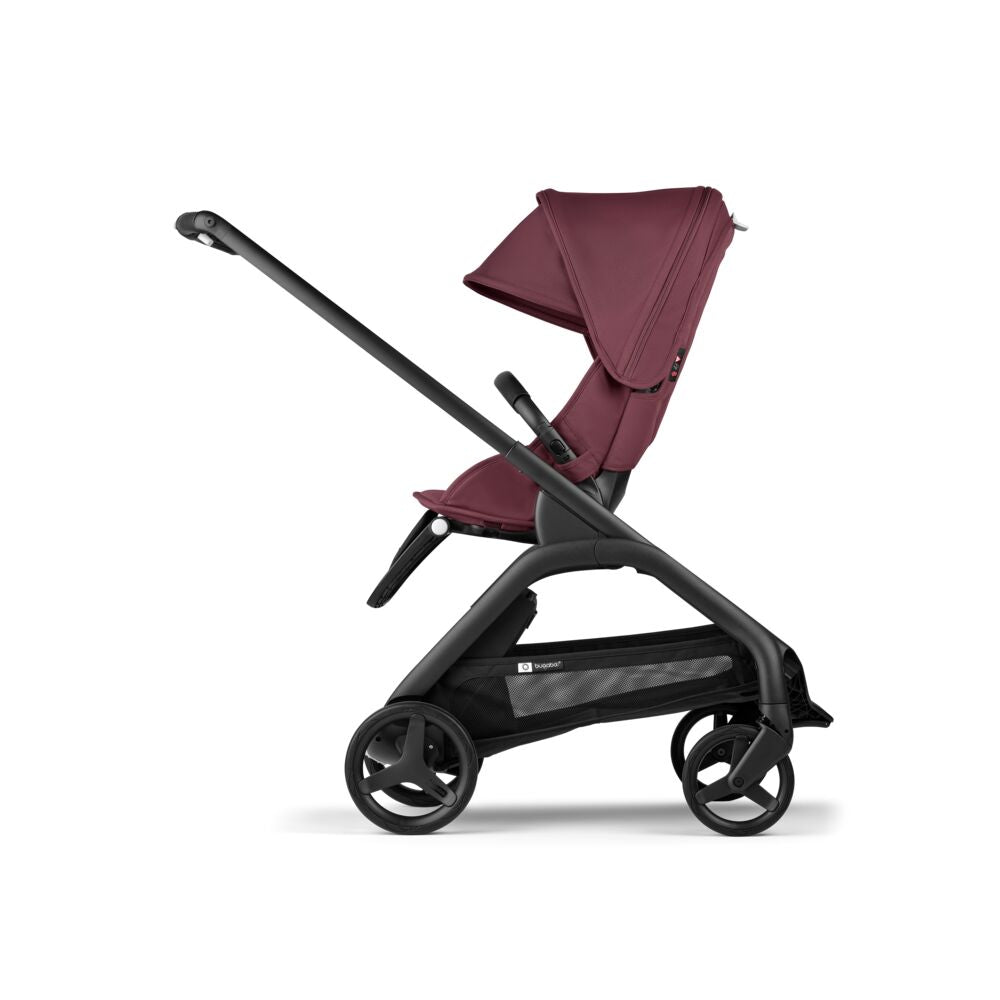 Bugaboo Dragonfly Wózek 2w1 Komplet Black/Dark Cherry