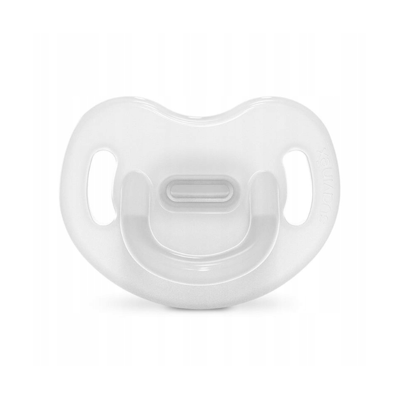 Suavinex Smoczek anatomiczny 0-6m SILIKON ESSENCE Transparentny