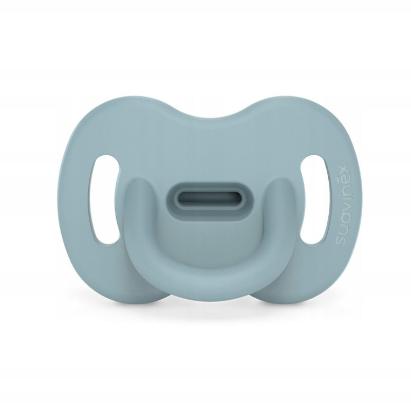 Suavinex Smoczek fizjologiczny SX Pro 6-18m niebieski New All Silicone