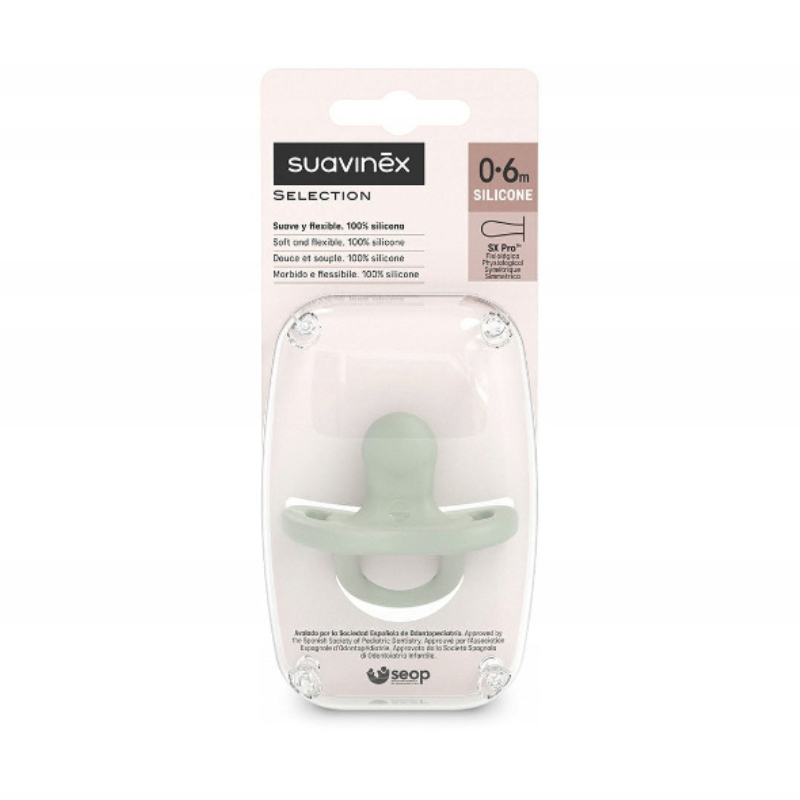 Suavinex Smoczek fizjologiczny SX PRO 0-6m Zielony