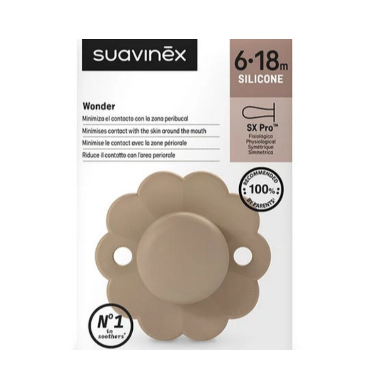 Suavinex Smoczek fizjologiczny SX PRO WONDER 6-18M CORK