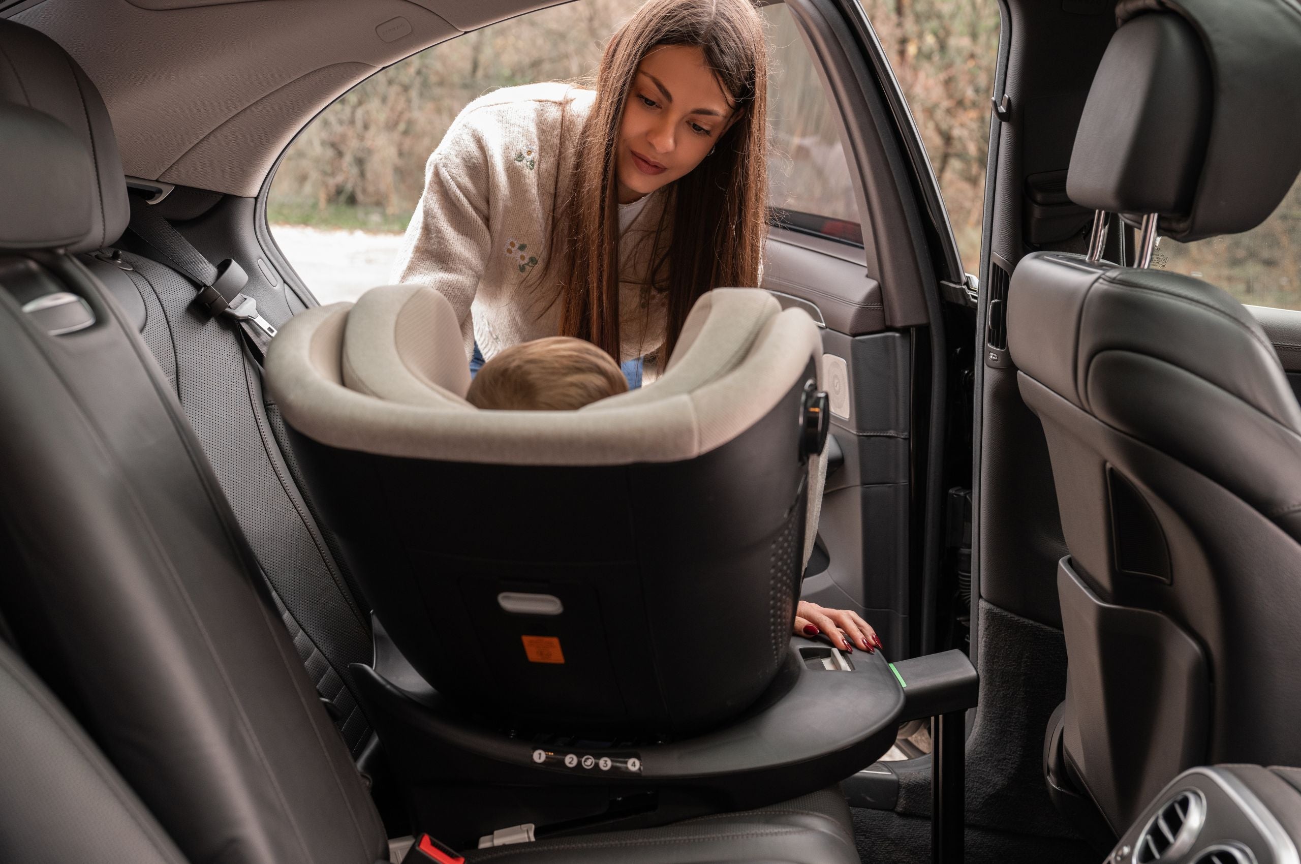 Lorelli Perseus - fotelik samochodowy 360 obrotowy Isofix 40-150cm I-Size |Grey