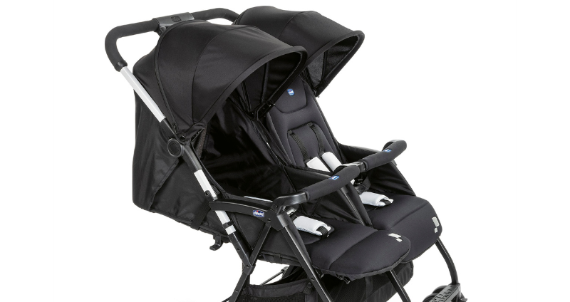 Chicco Wózek spacerowy bliźniaczy OHLALA`TWIN Black Night