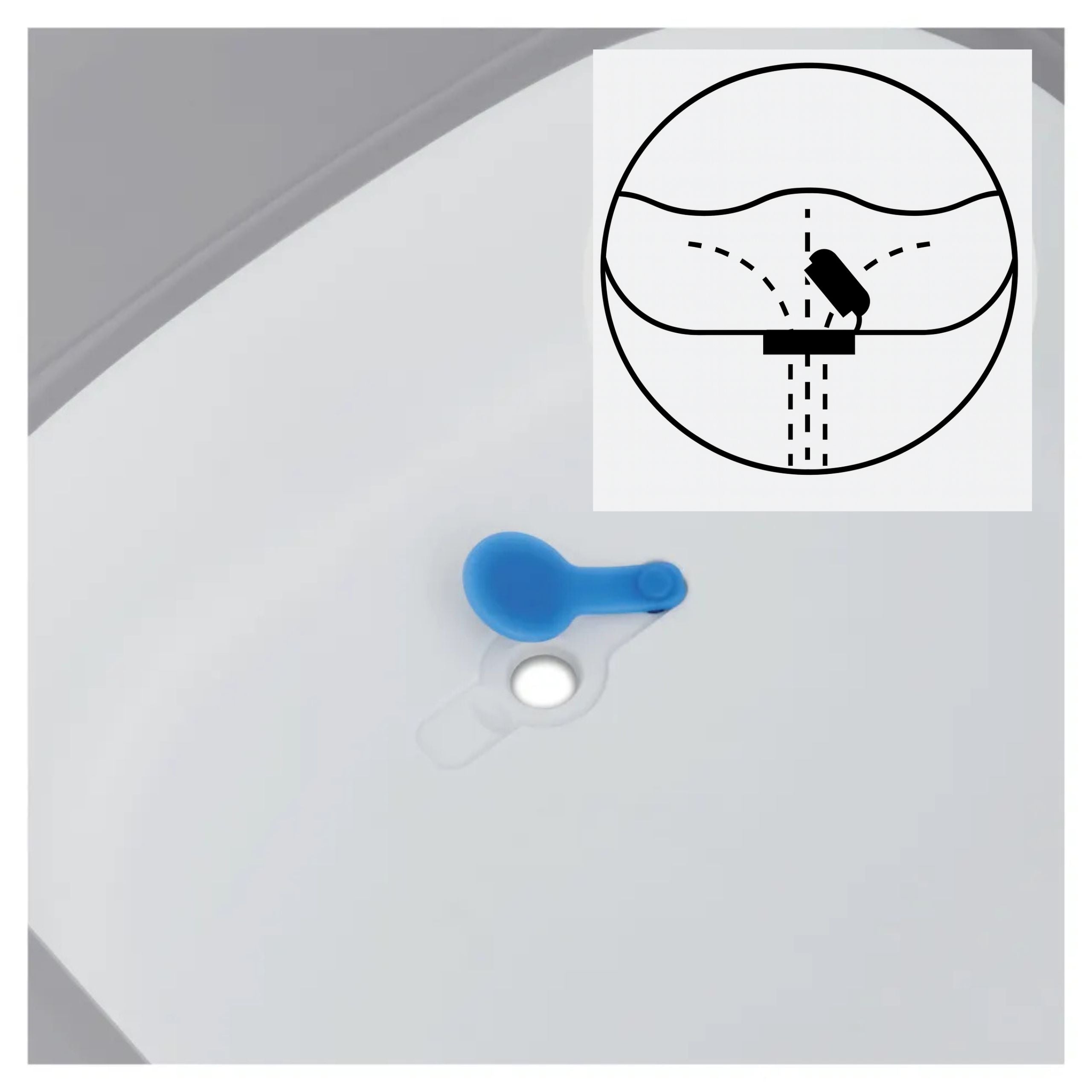 Hauck Wash and Fold L - wanienka składana | White-Stone