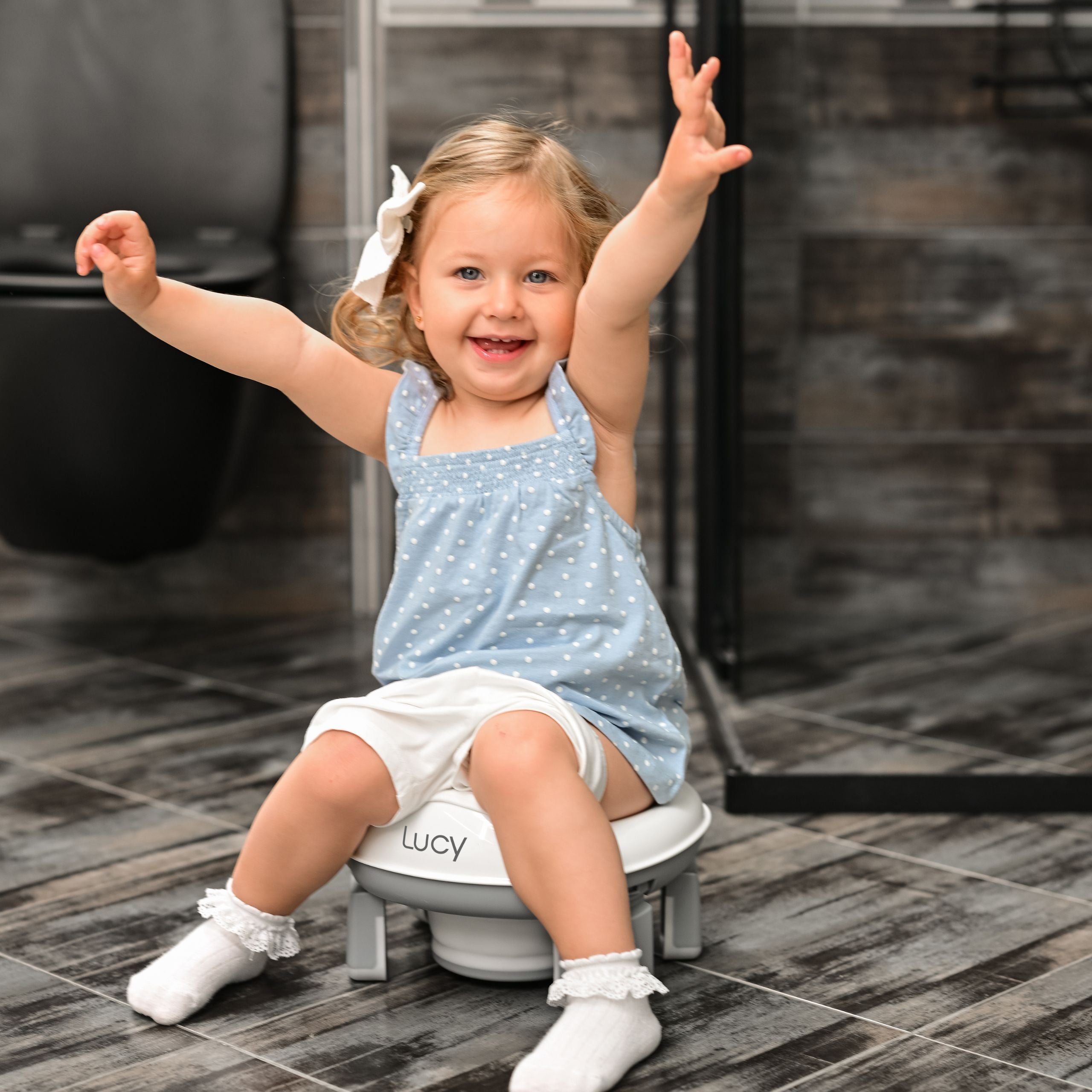 Lorelli Lucy - nocnik przenośny 2w1 | Grey