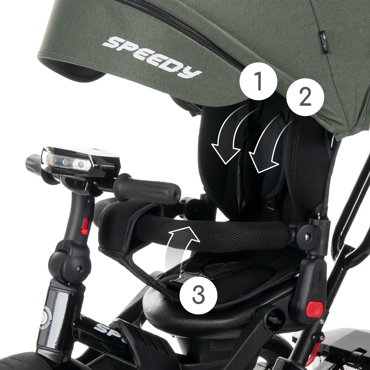 Lorelli Speedy Air - rowerek trójkołowy | Green