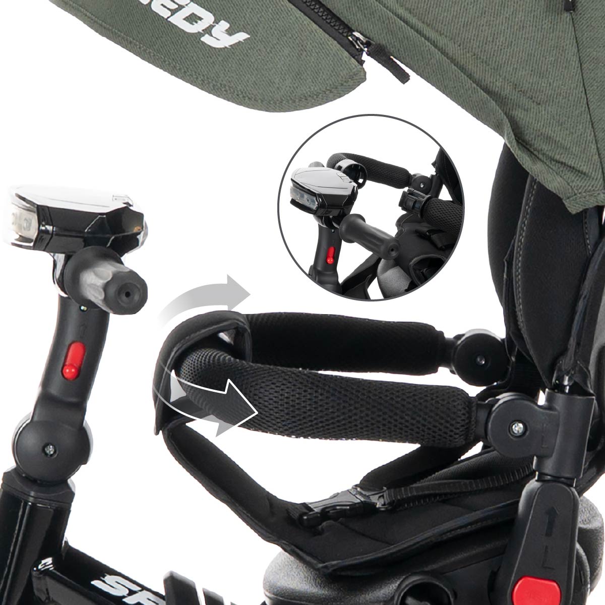 Lorelli Speedy Air - rowerek trójkołowy | Green
