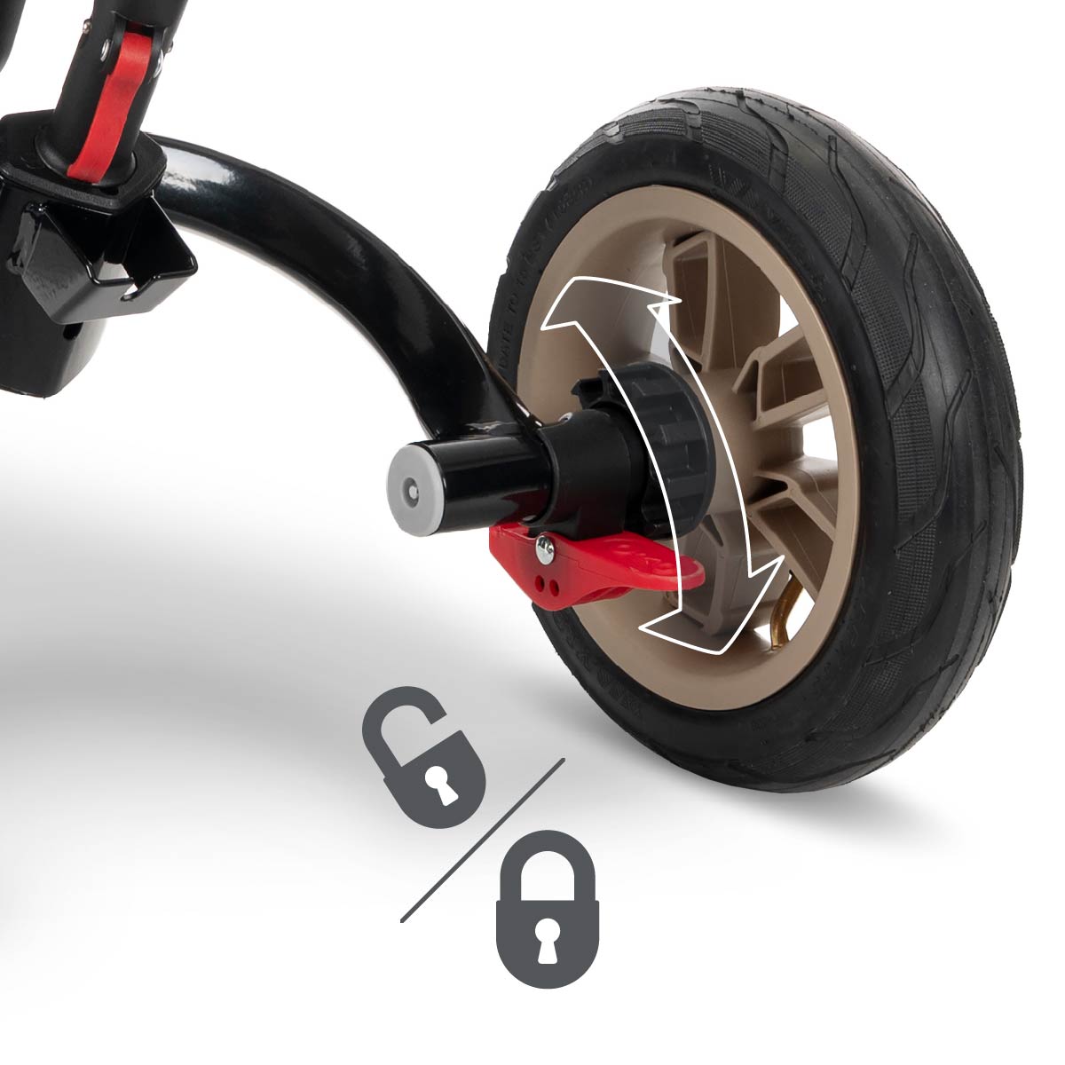 Lorelli Speedy Air - rowerek trójkołowy | Green