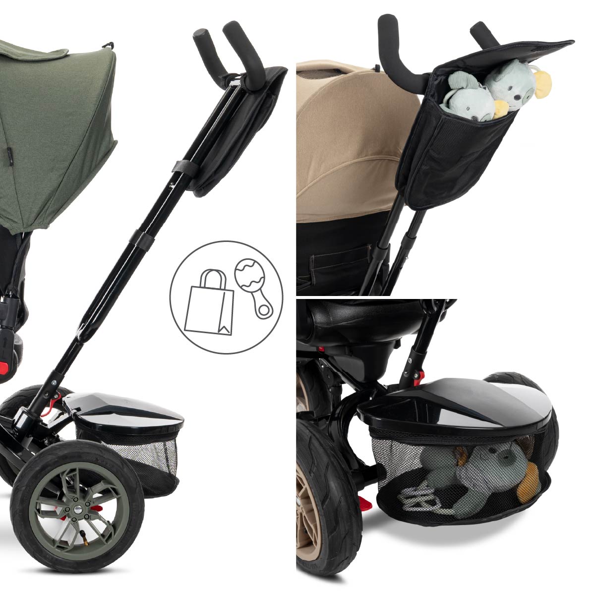 Lorelli Speedy Air - rowerek trójkołowy | Green