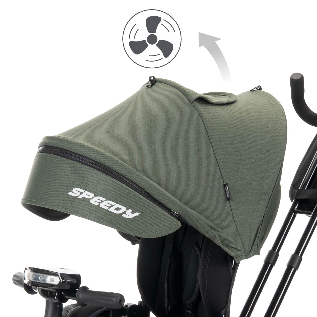 Lorelli Speedy Air - rowerek trójkołowy | Green
