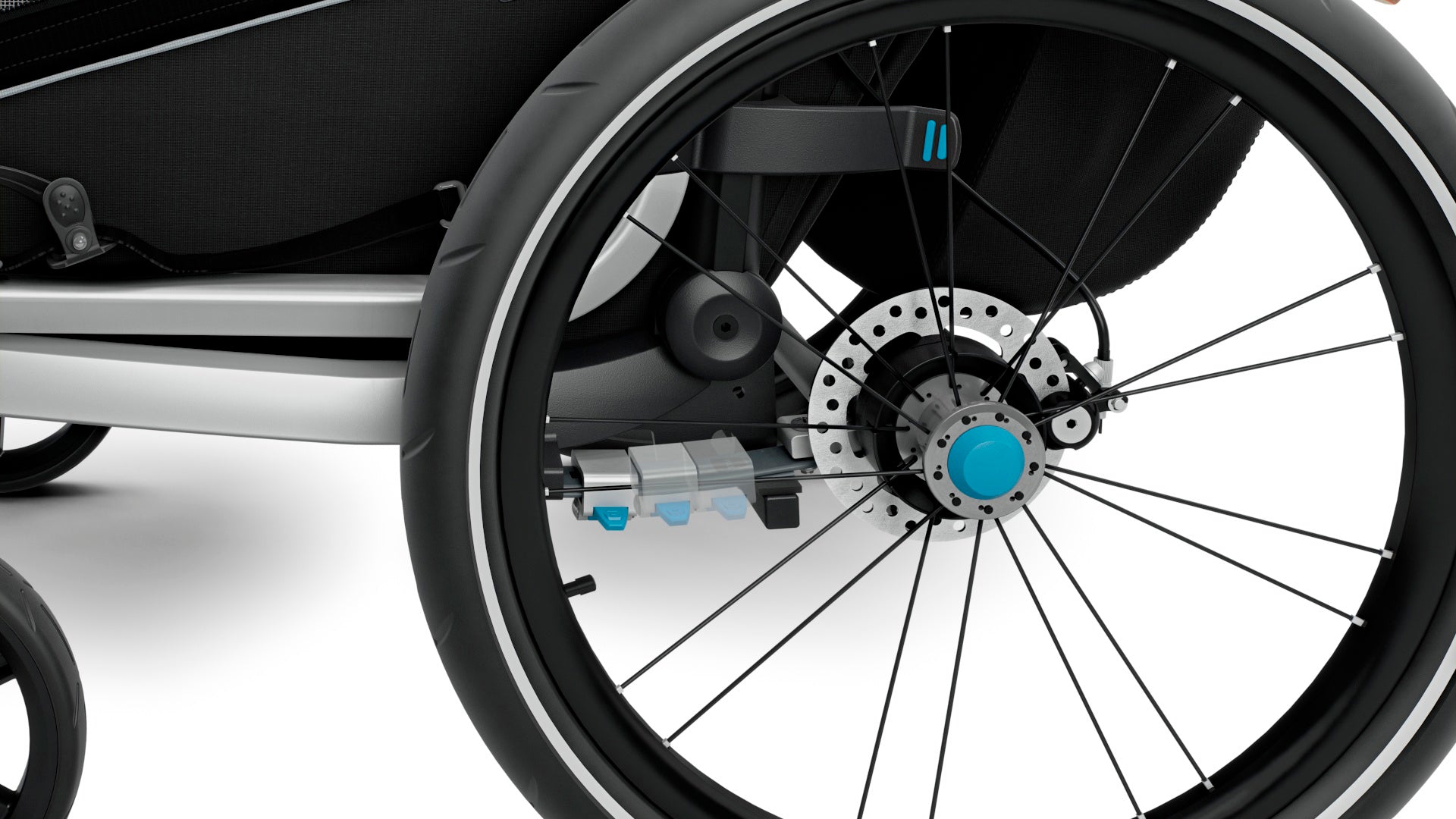 Thule Chariot Sport1 Przyczepka rowerowa pojedyncza 4w1 MidnBlack