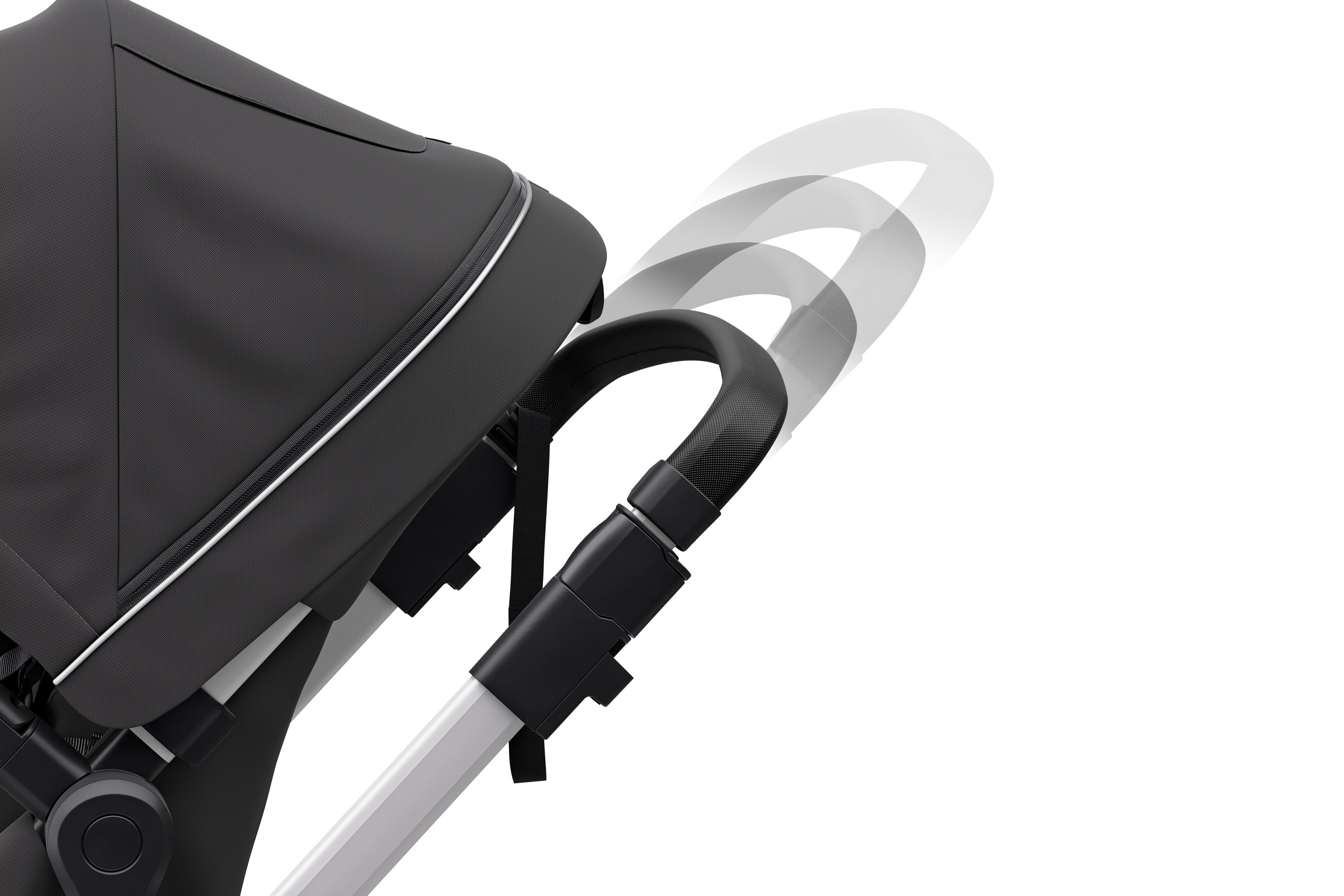 Thule Sleek Wózek spacerowy 3w1 Grey Melange on Black