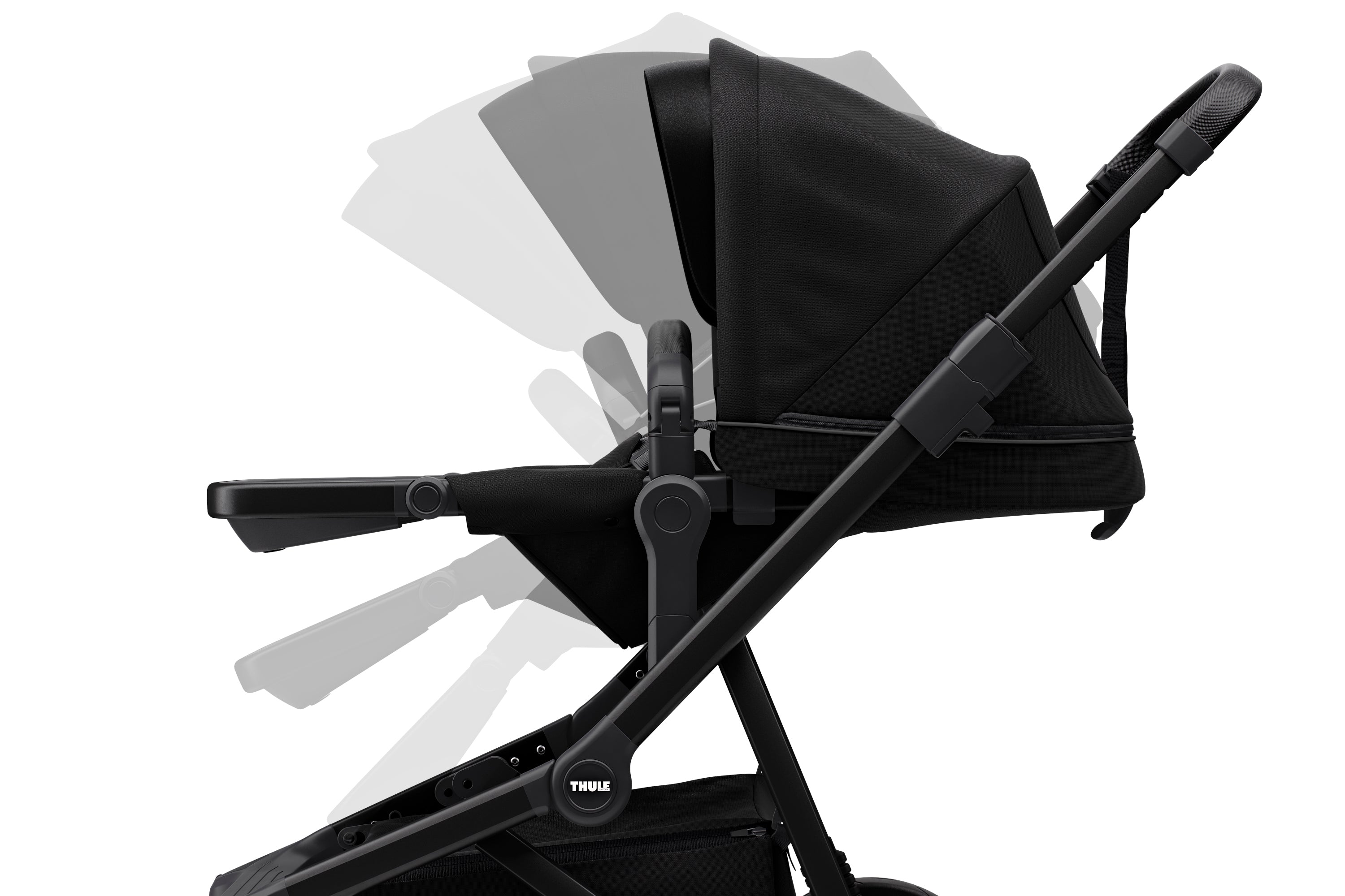 Thule Sleek Wózek spacerowy 3w1 zestaw z gondolą Mallard Green on Black