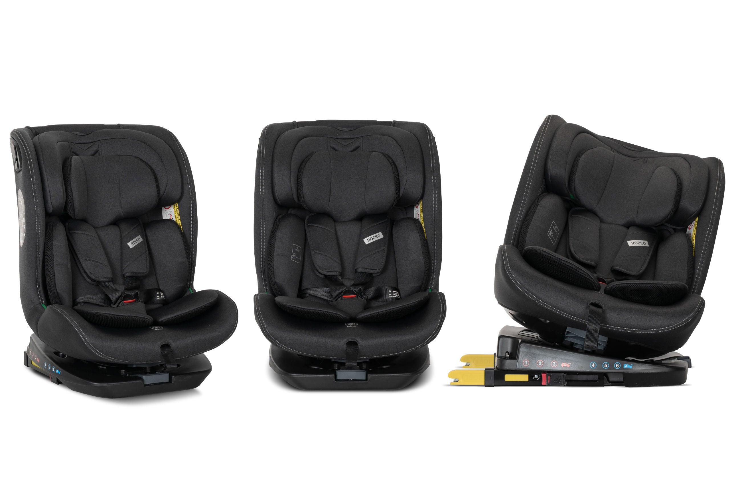 Lorelli Rodeo - fotelik 40-150 cm ISOFIX 360 | Black.