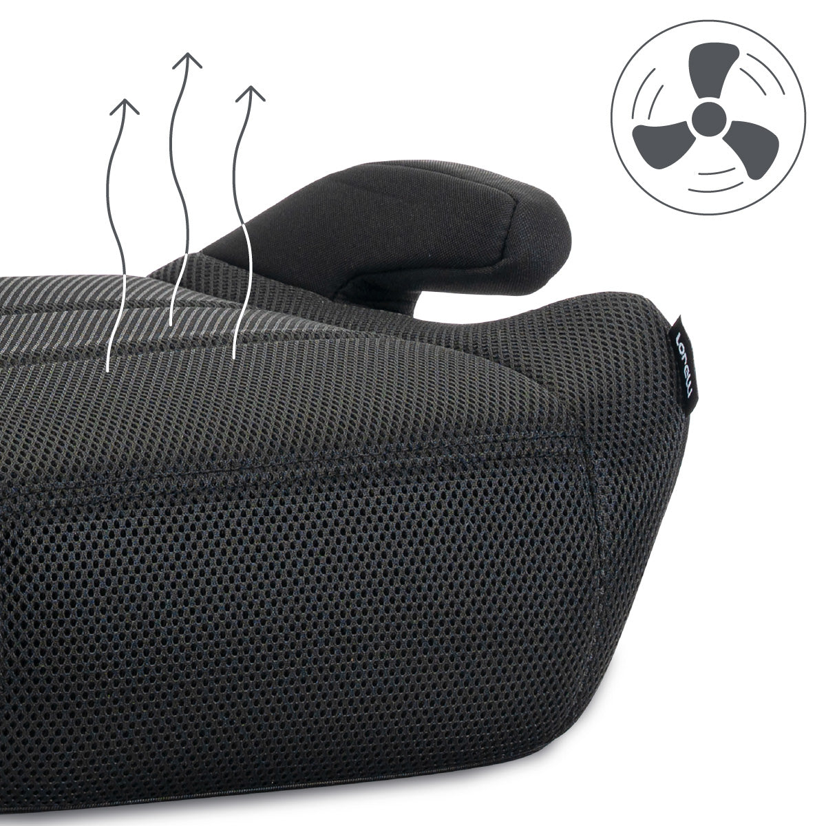 Lorelli Zen - podkładka, podwyższenie ISOFIX 125-150cm | Black