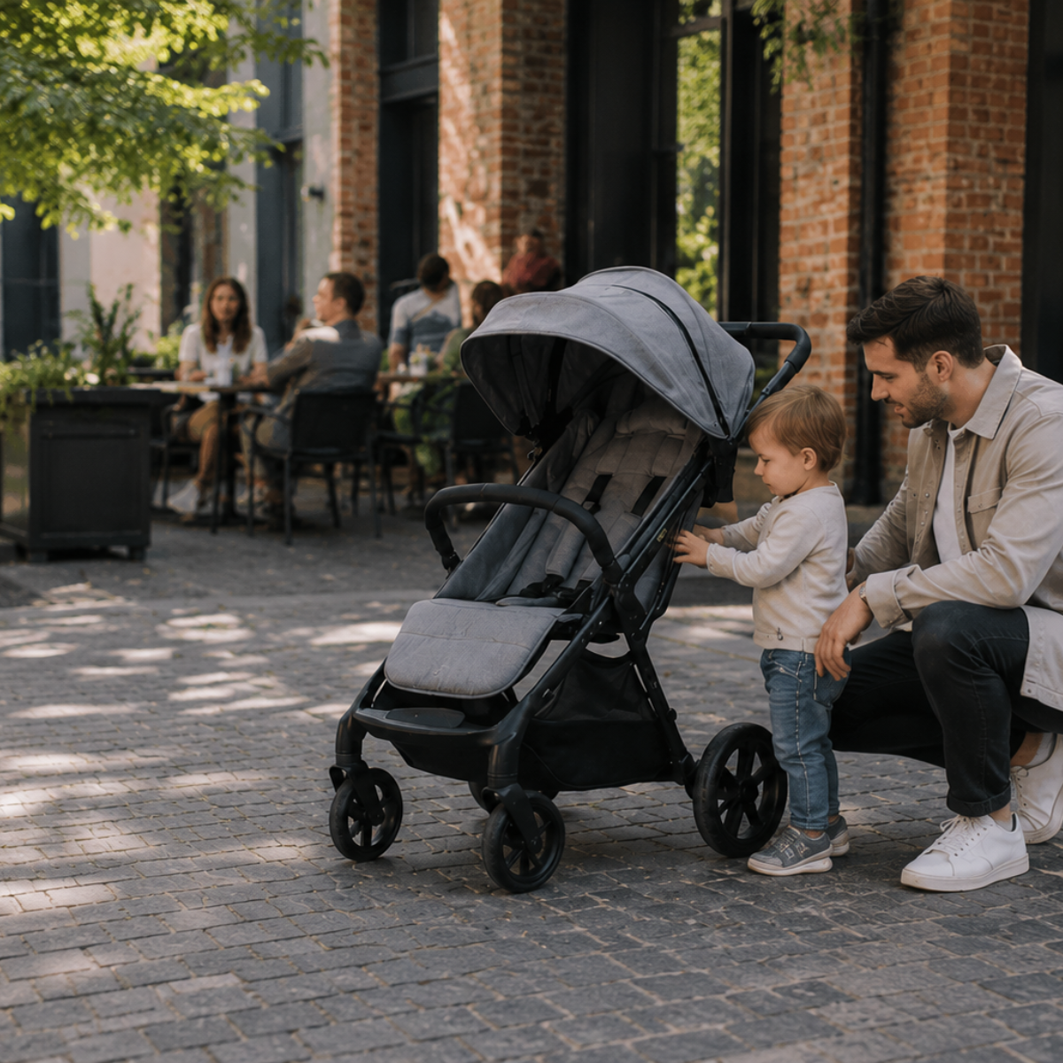 Lorelli Nuvella - wózek spacerowy do 22kg | Beige