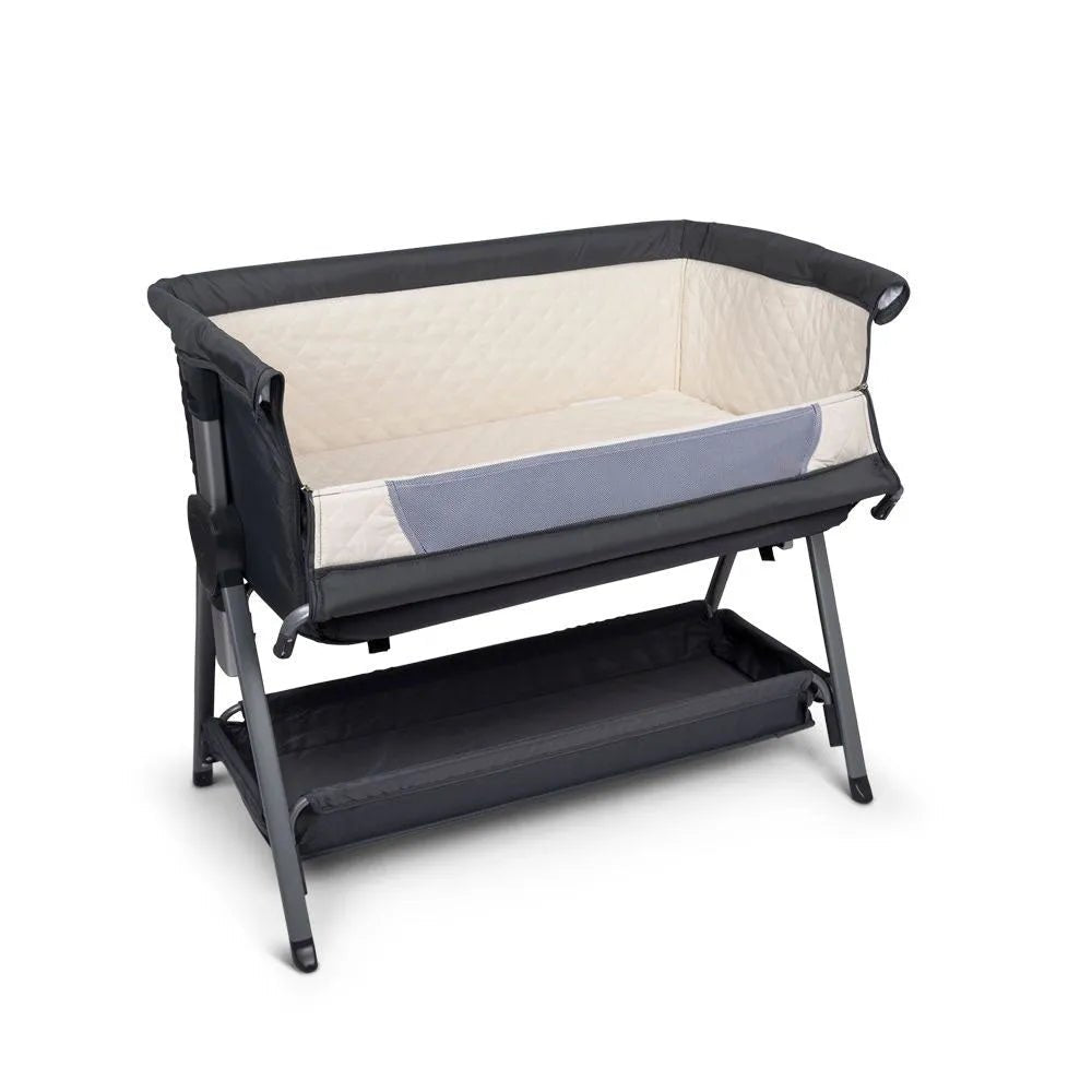 Co - sleeper BabyTrold Bedside sleep tight ciemny szary - JasieBasie.pl