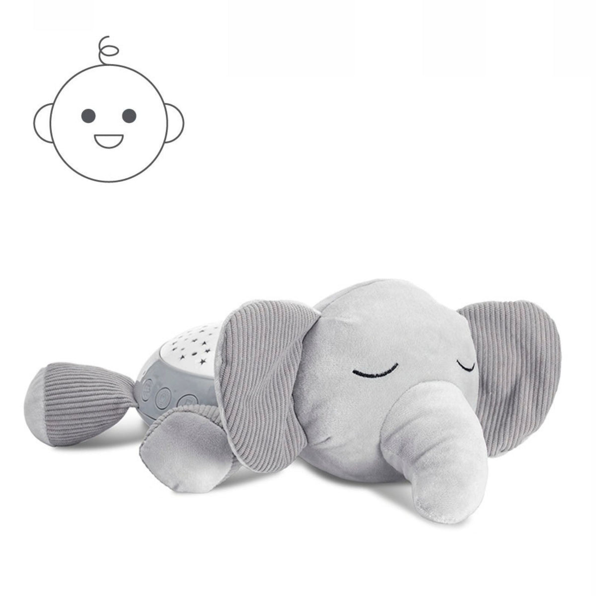 Lorelli Night Light - lampka nocna | Elephant Grey