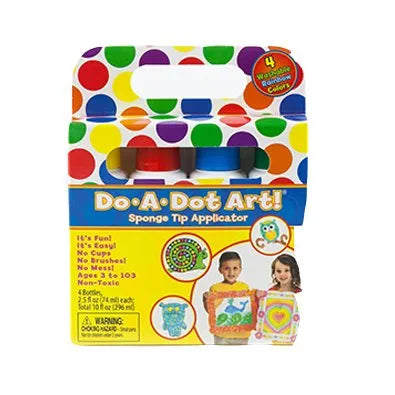 Do - A - Dot Art - duże flamastry kropkowe - podstawowe kolory - JasieBasie.pl