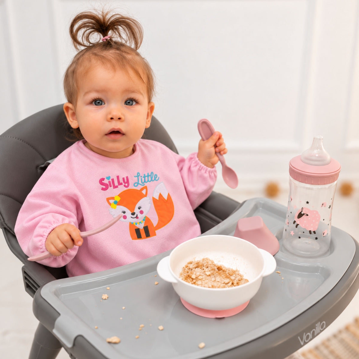 Lorelli Bib with Sleeves - fartuszek z rękawami | Girl