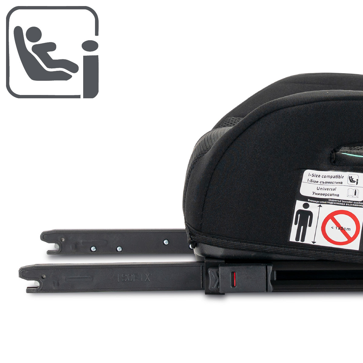 Lorelli Zen - podkładka, podwyższenie ISOFIX 125-150cm | Black