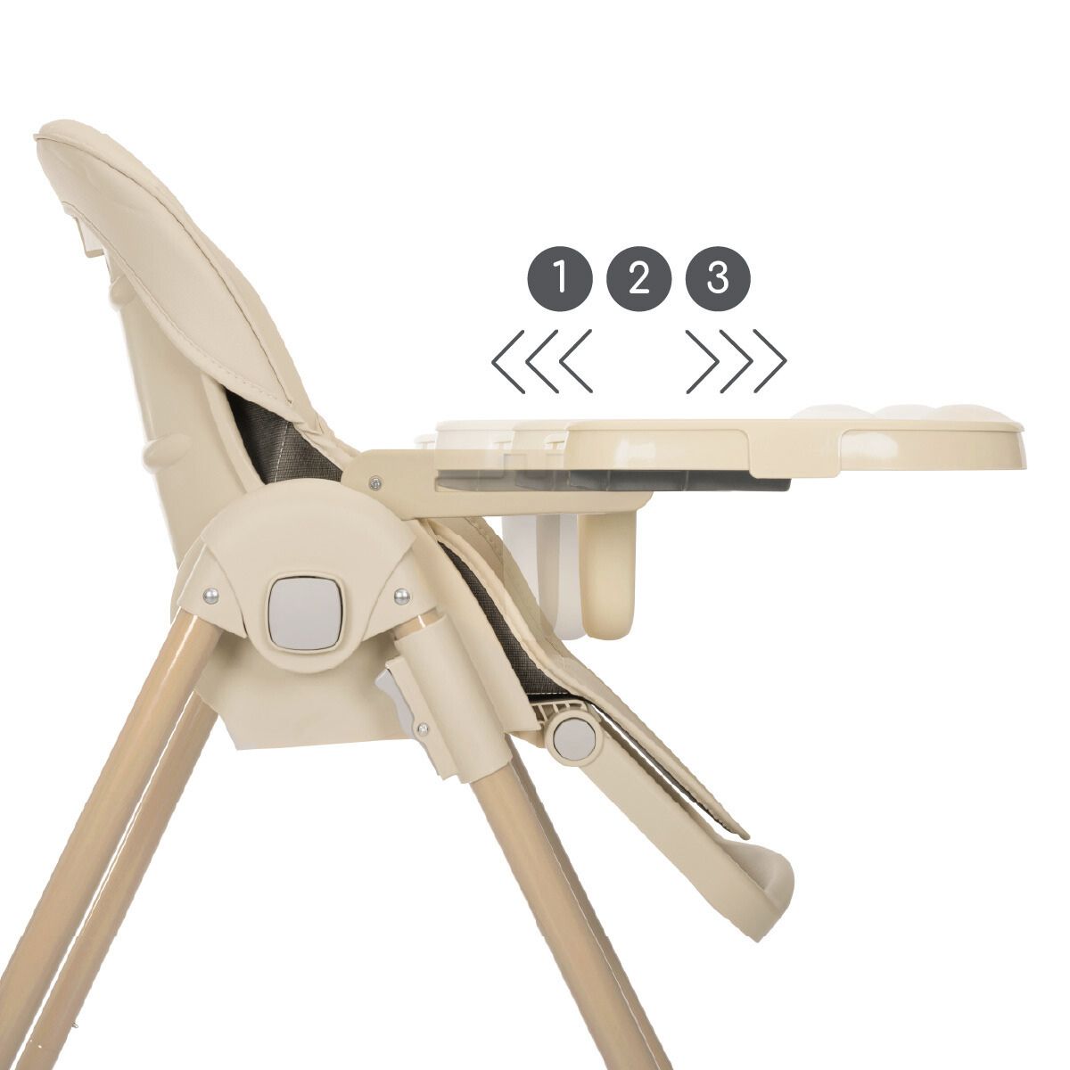 Lorelli Tummy Time - krzesełko do karmienia | Beige