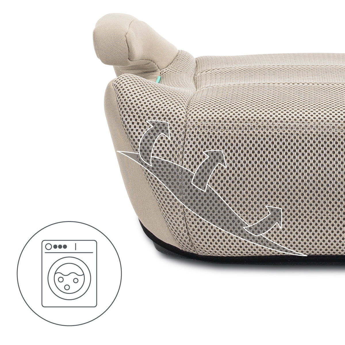Lorelli Zen - podkładka, podwyższenie ISOFIX 125-150cm | Beige