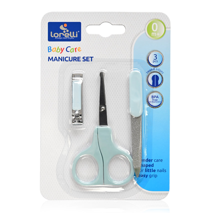 Lorelli Manicuire Set - Zestaw do manicuire z nożyczkami | Blue