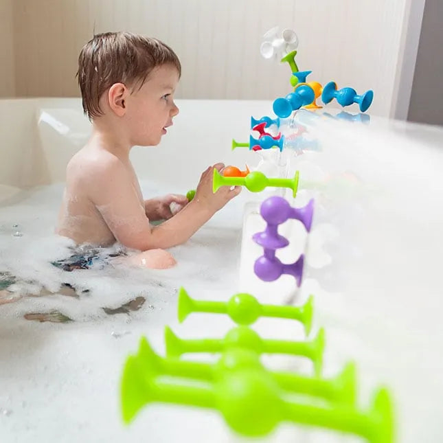 Fat Brain Toys - przyssawki Squigz - zestaw deluxe (44 szt.) - JasieBasie.pl