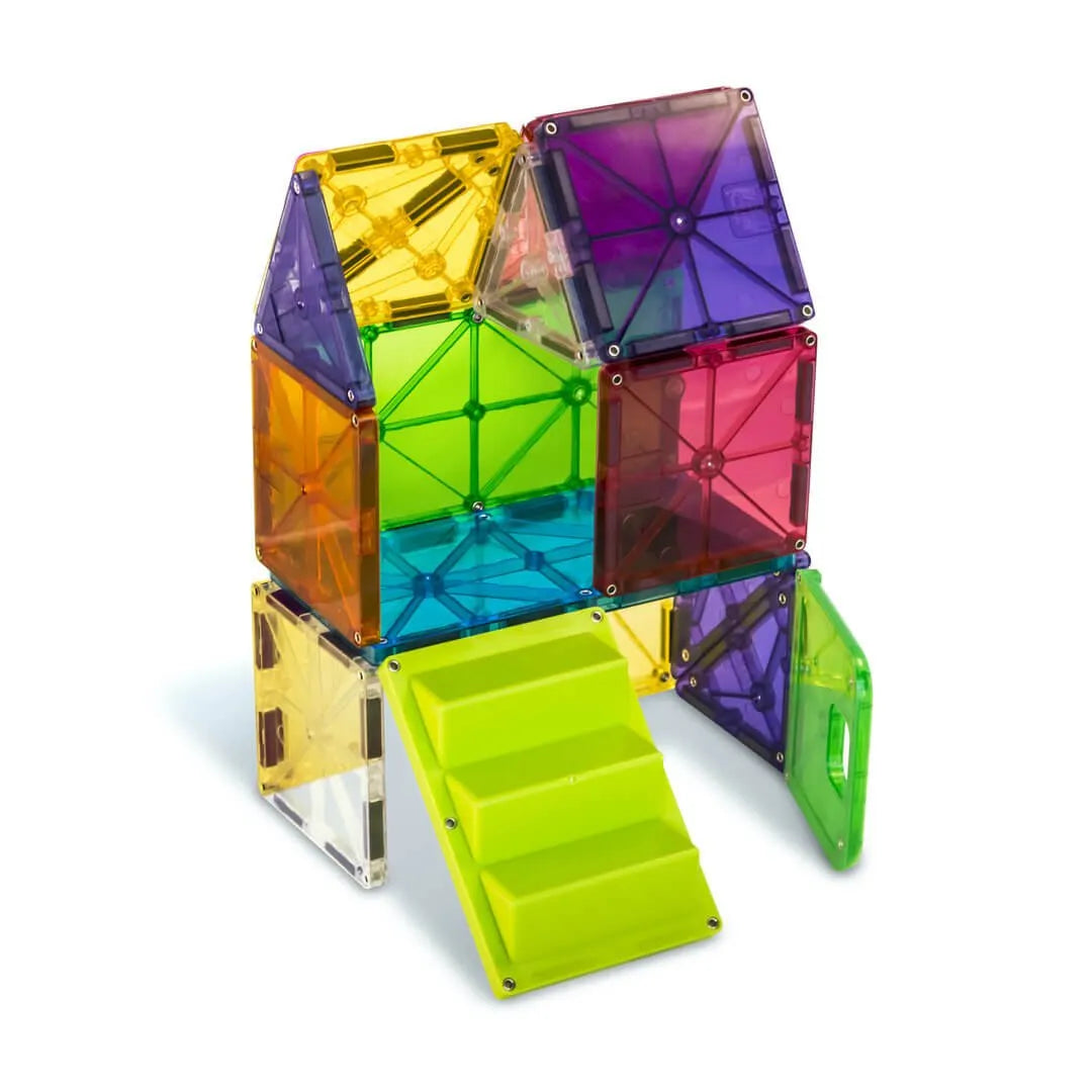 Magna Tiles - klocki magnetyczne House (28 el.) - JasieBasie.pl