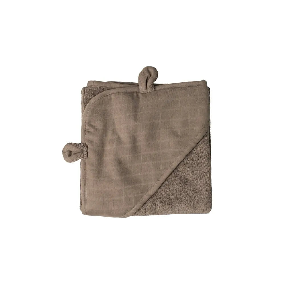 Markland Pure Muslin ręcznik kąpielowy 75x75cm khaki - JasieBasie.pl